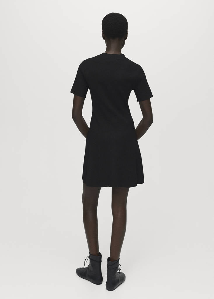 Robe Maille Fine Évasée