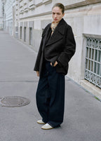 Barrel-Jeans Mit Mittelhohem Bund Rinse Wash