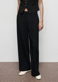 Pantalon Large À Pinces