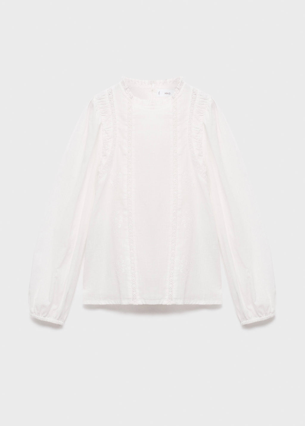 Blouse Tatiana Blanc - Fille