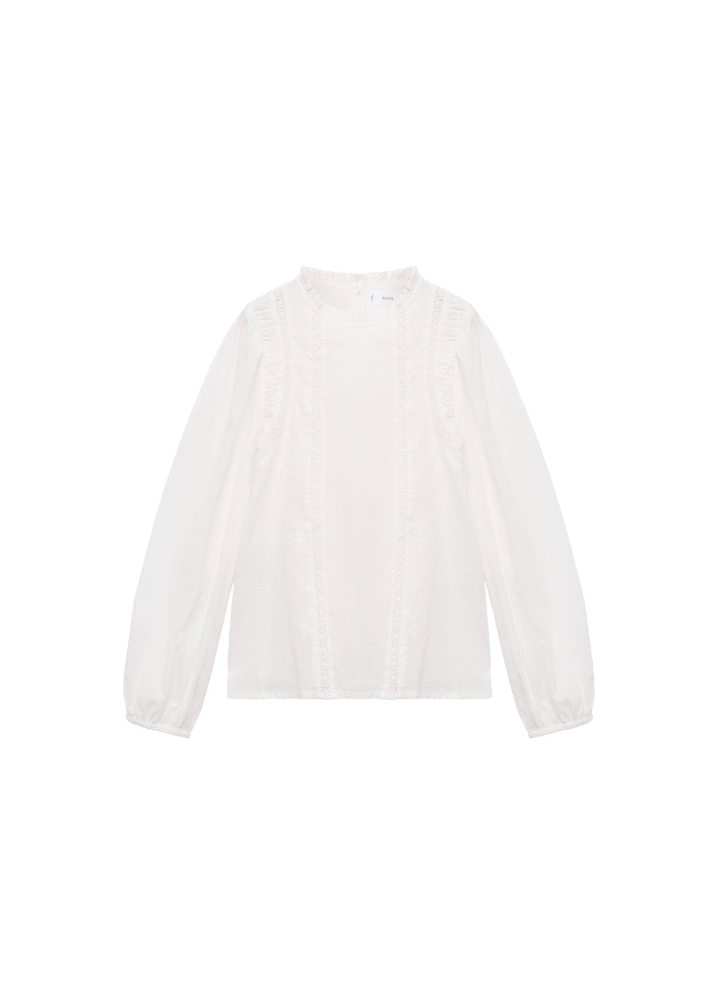 Blouse Tatiana Blanc - Fille
