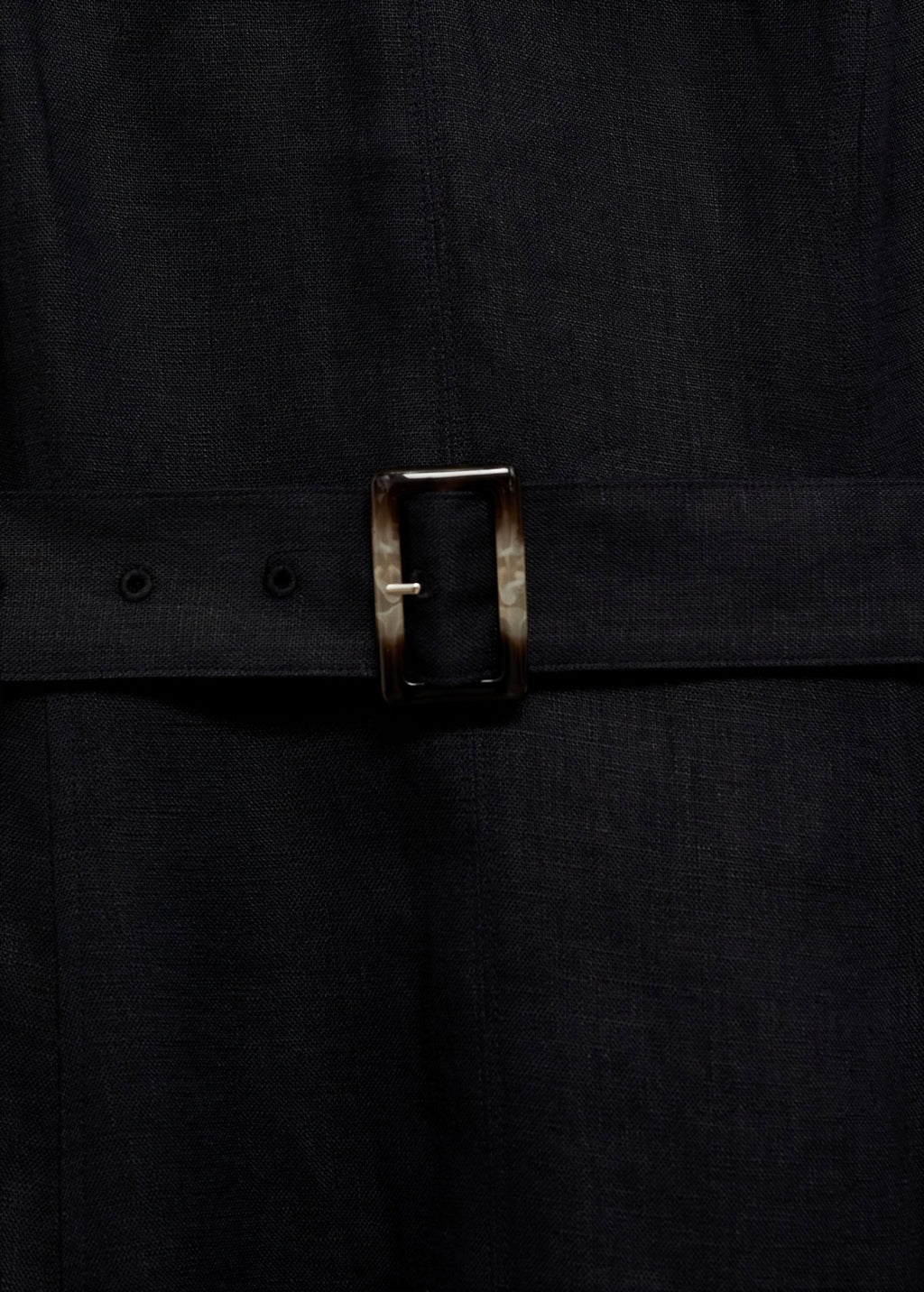 Robe Évasée Lin Ceinture