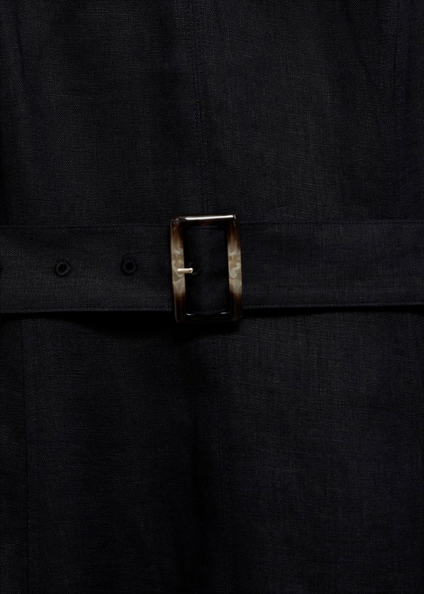 Robe Évasée Lin Ceinture