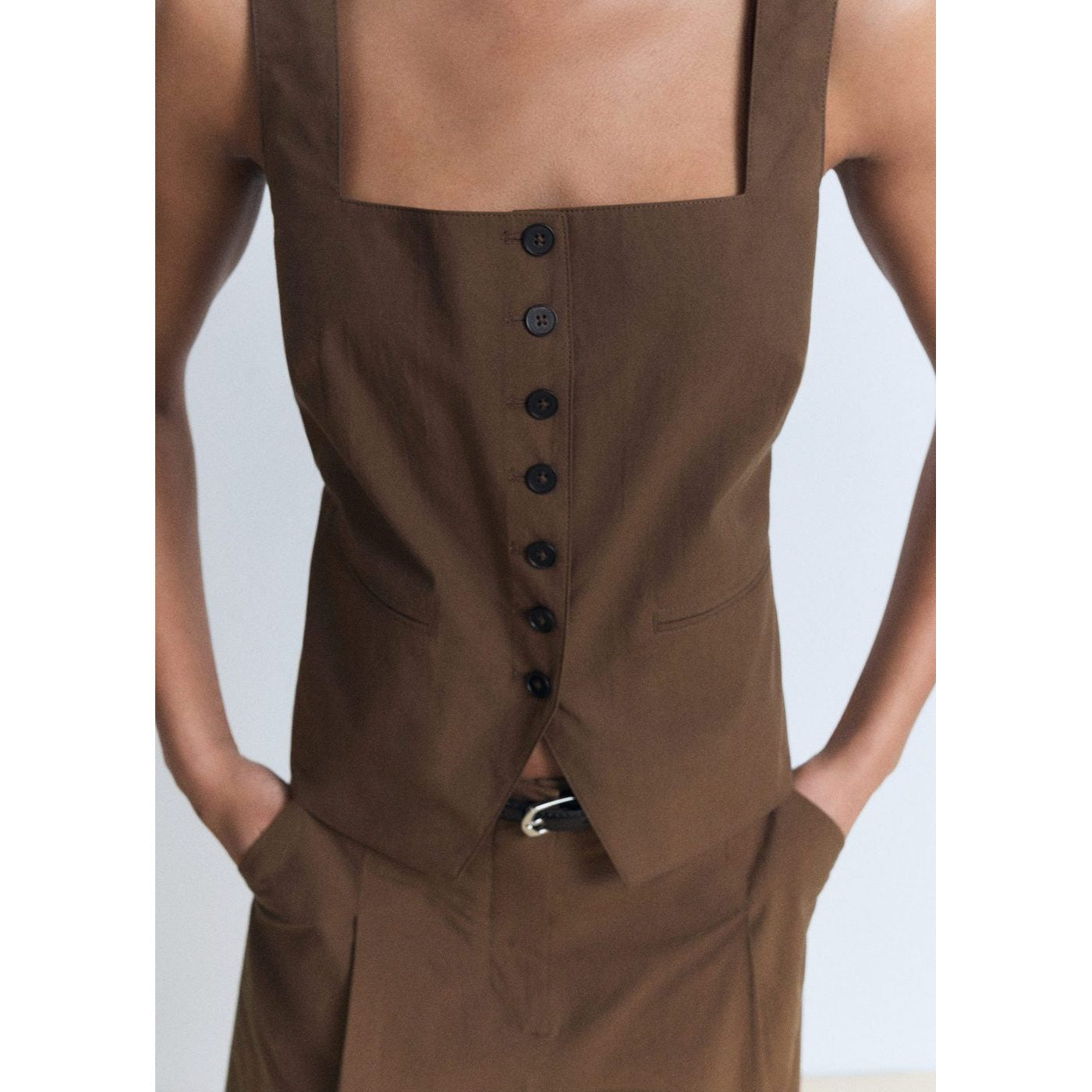 Huga Coat - Brown