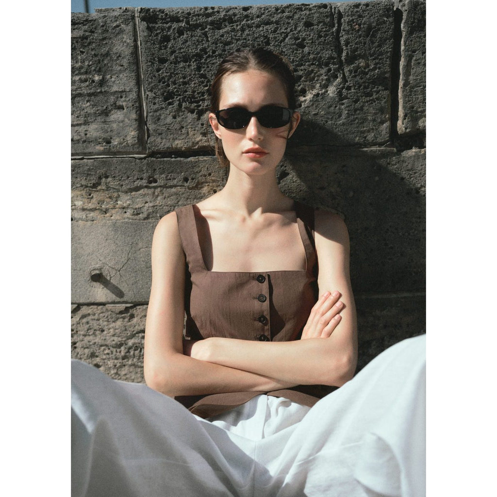 Huga Coat - Brown