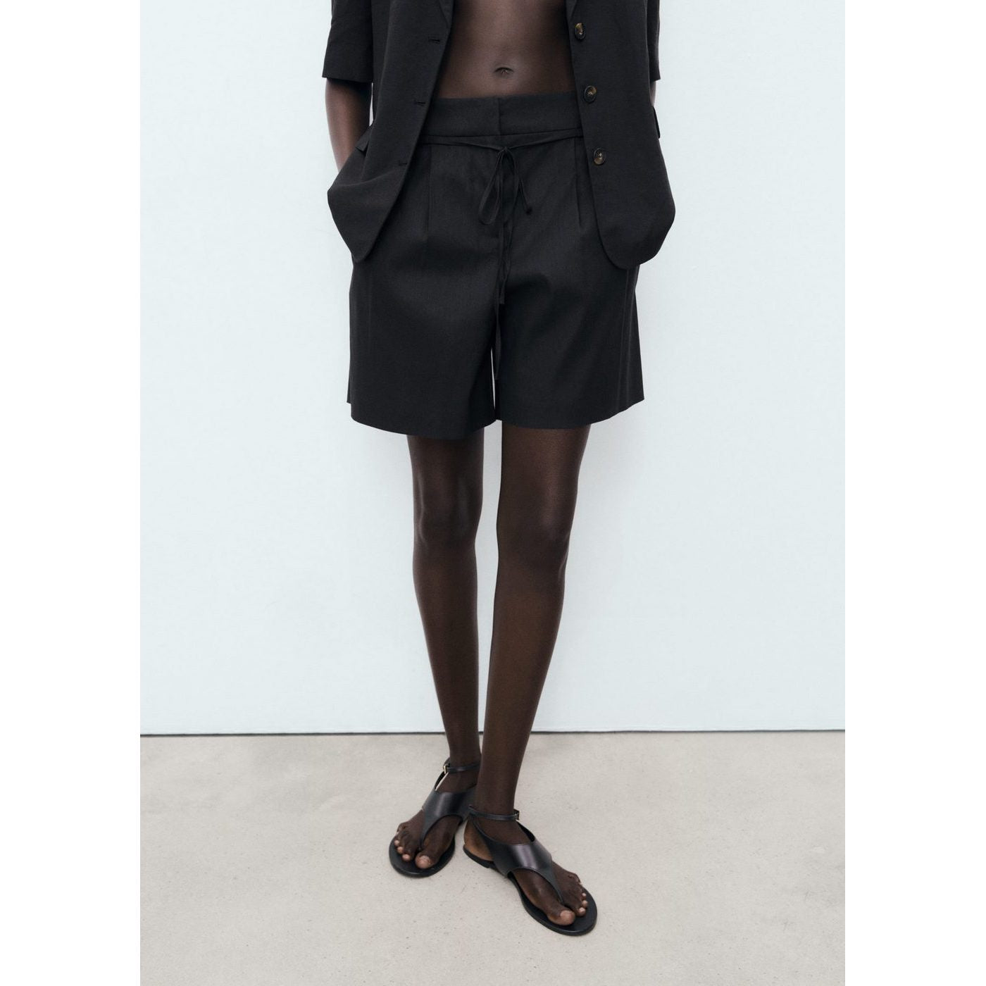 Short Lin Ceinture À
