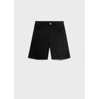 Bermuda En Jean Droit Taille Haute