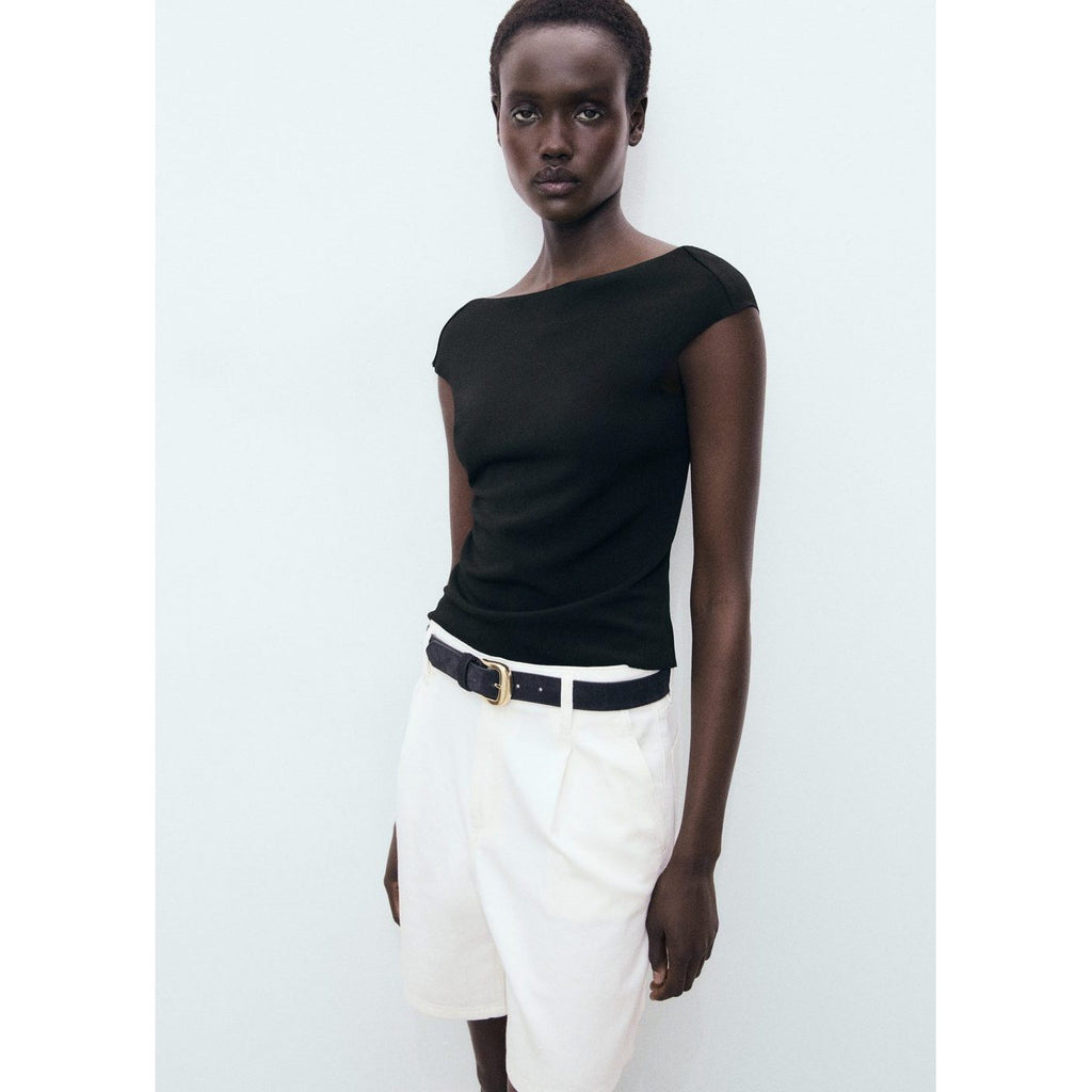 Backless Top - Black