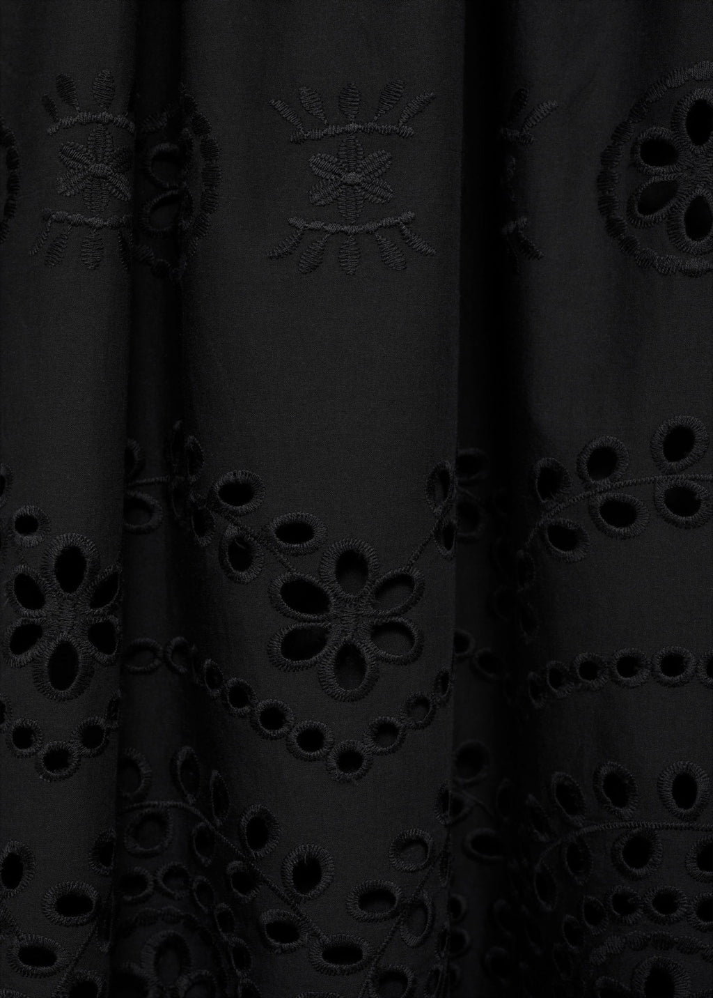 Robe Combinée Broderie Ajourée