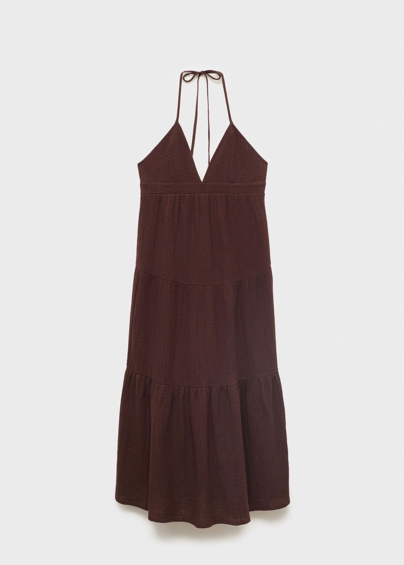 Robe Coton Décolleté En V