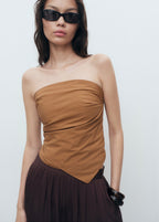 Haut Bustier Asymétrique