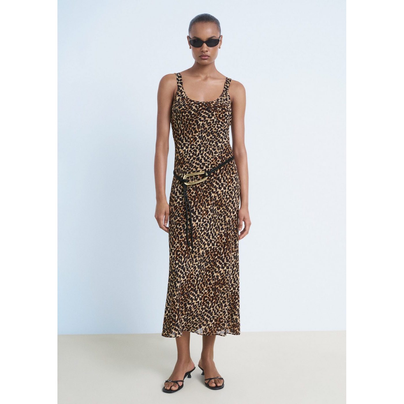 Robe Midi Léopard