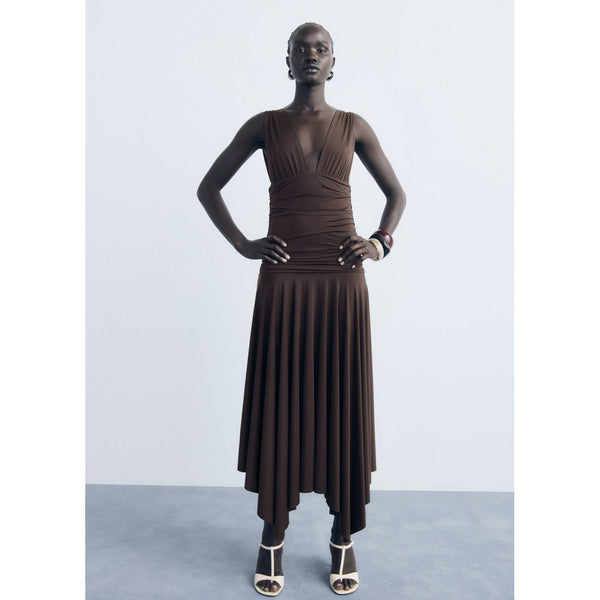 Robe Longue Motif Combiné