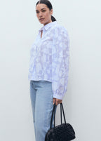 Chemise Rayée Avec Détails Brodés
