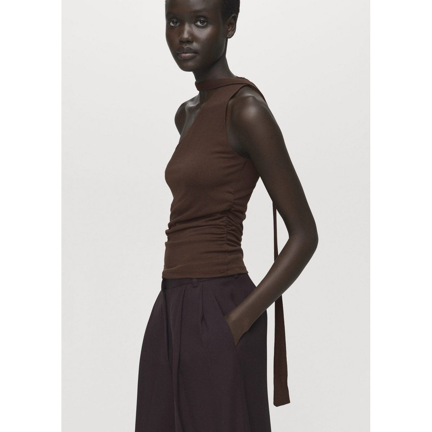 Salome Top - Brown