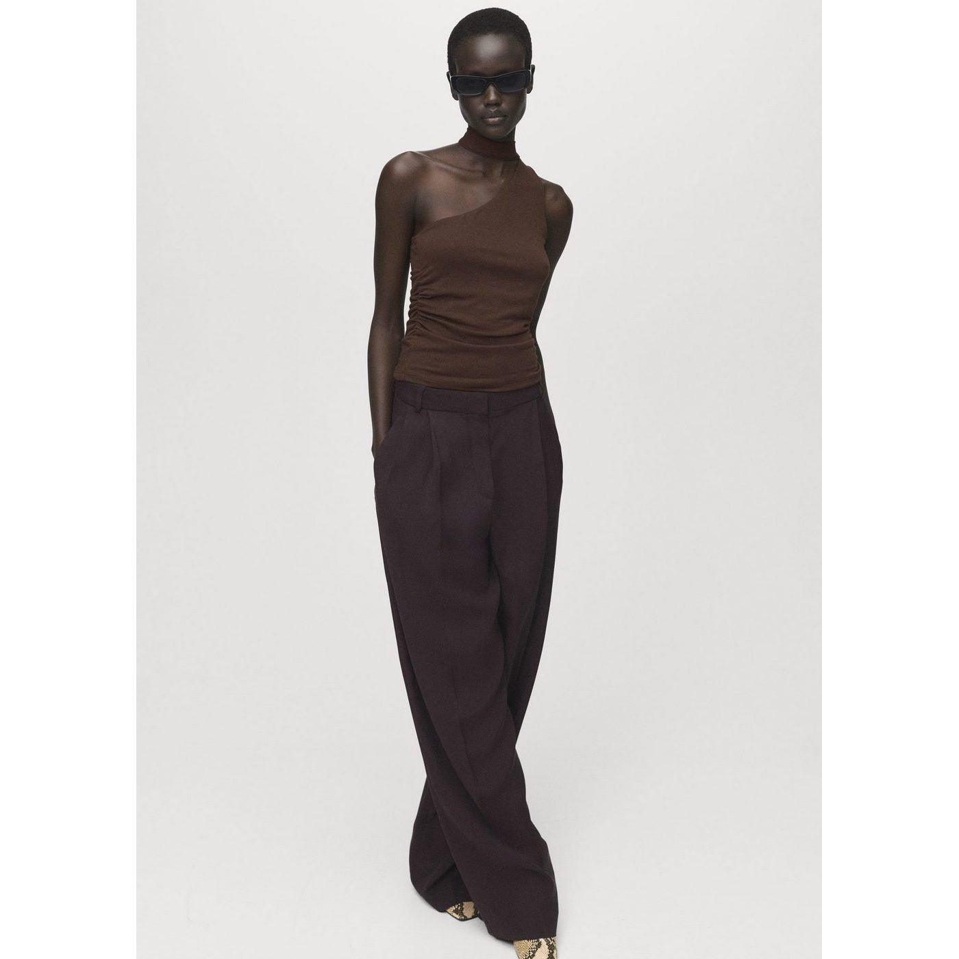 Salome Top - Brown