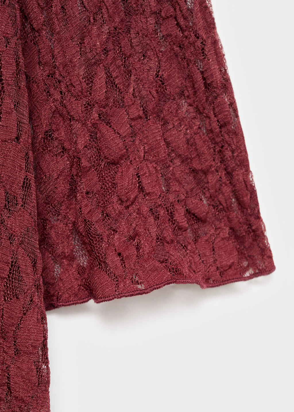 Robe Dentelle Manches Évasées
