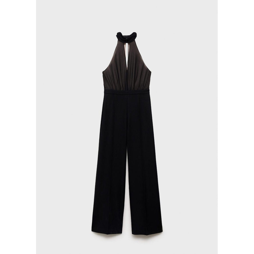 Combinaison Col À Emmanchures Américaines Et Foulard