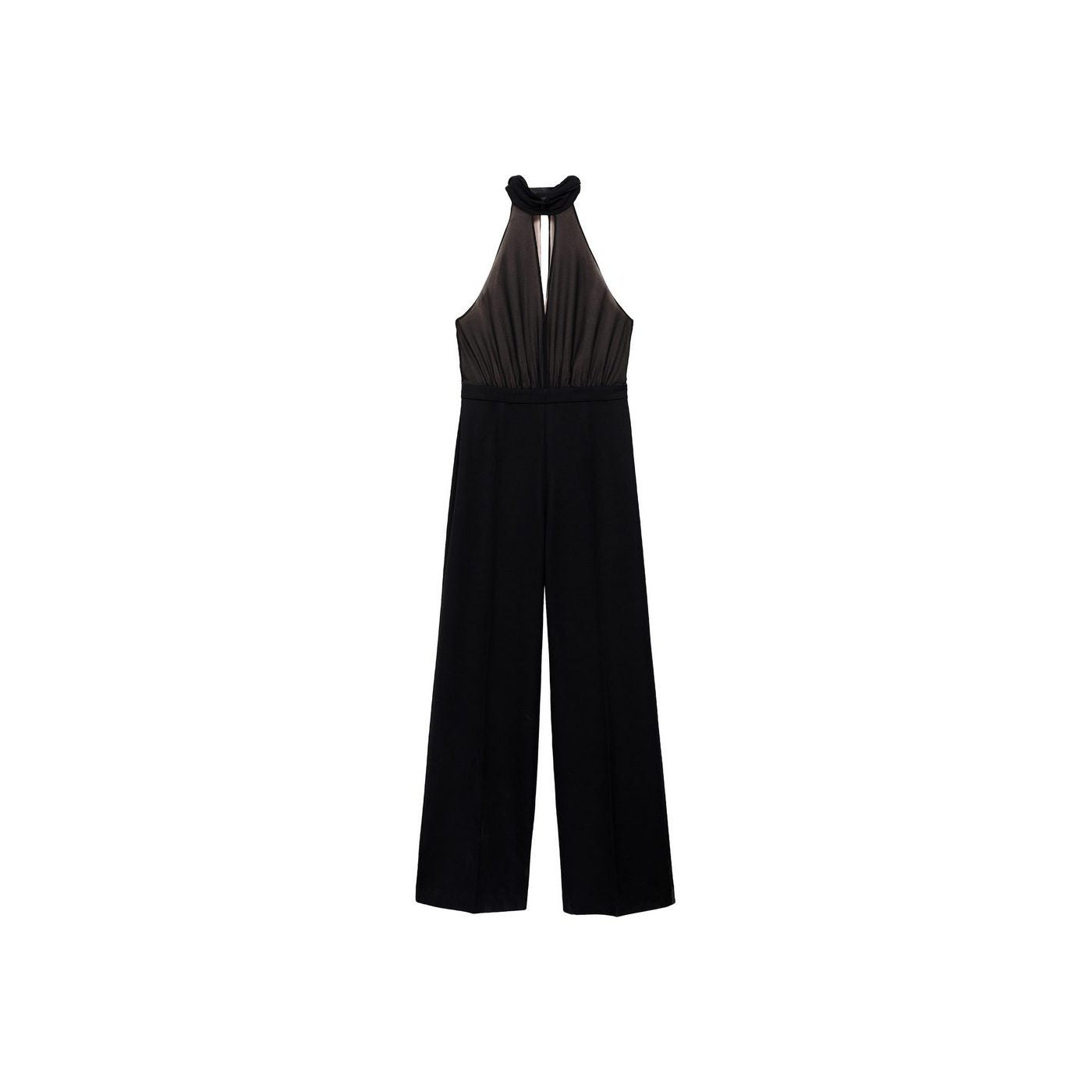 Combinaison Col À Emmanchures Américaines Et Foulard