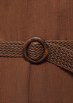 Combinaison Plissée Avec Ceinture