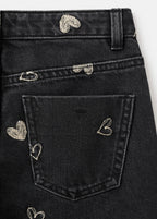 Jean Mila Denim Noir - Fille