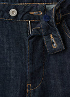 Lige Jeans Med Stolpelukning