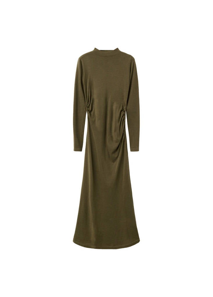 Abito In Maglia Collo Alto