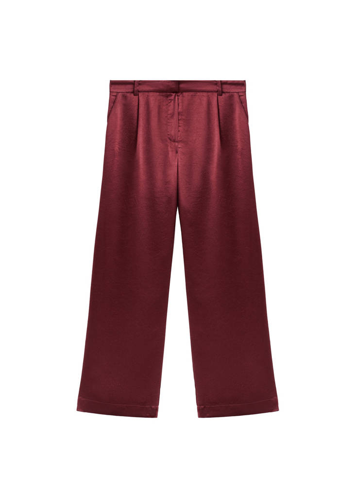Pantaloni Ampi Satinati