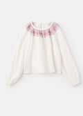 Blouse Mariela Écru - Fille