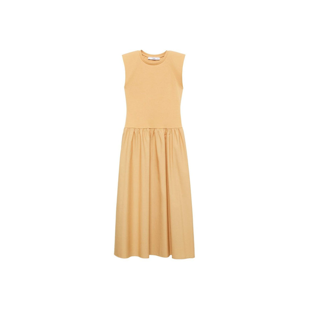 Robe Midi Tissu Combiné