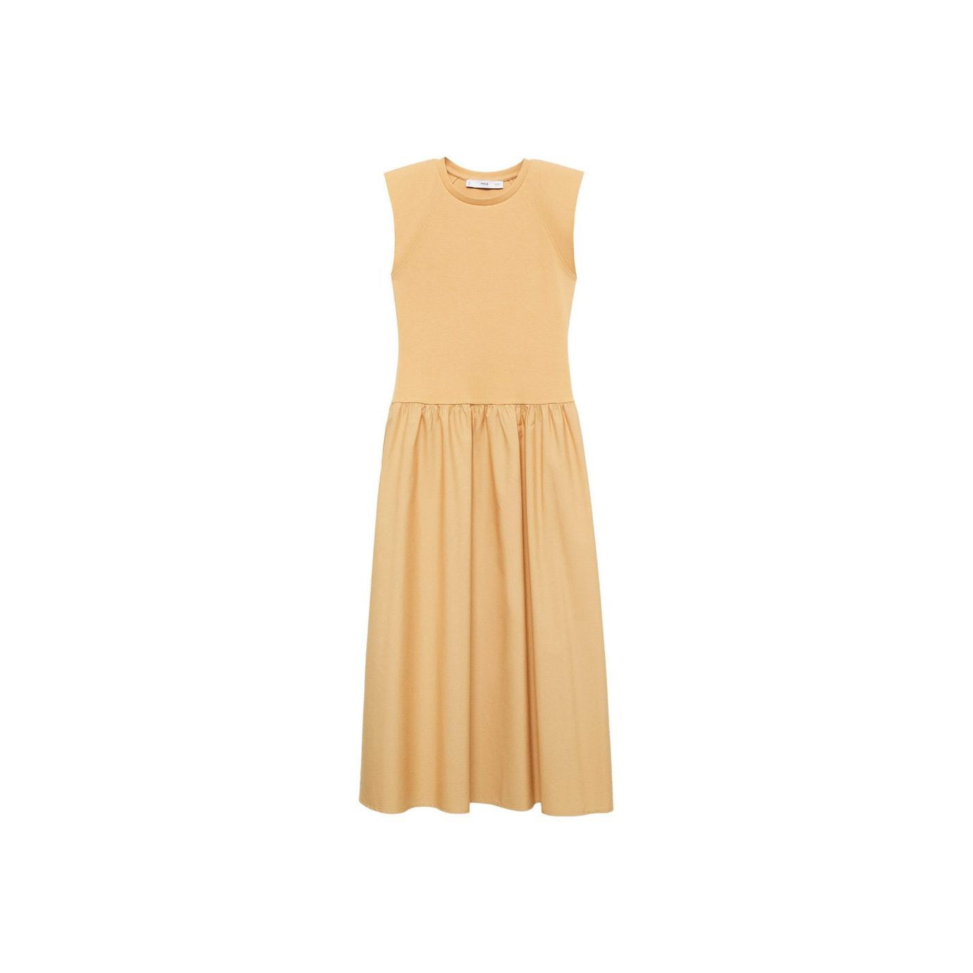 Robe Midi Tissu Combiné