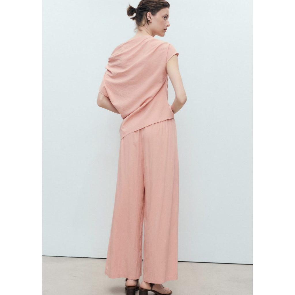 Pantalon Palazzo À Pinces