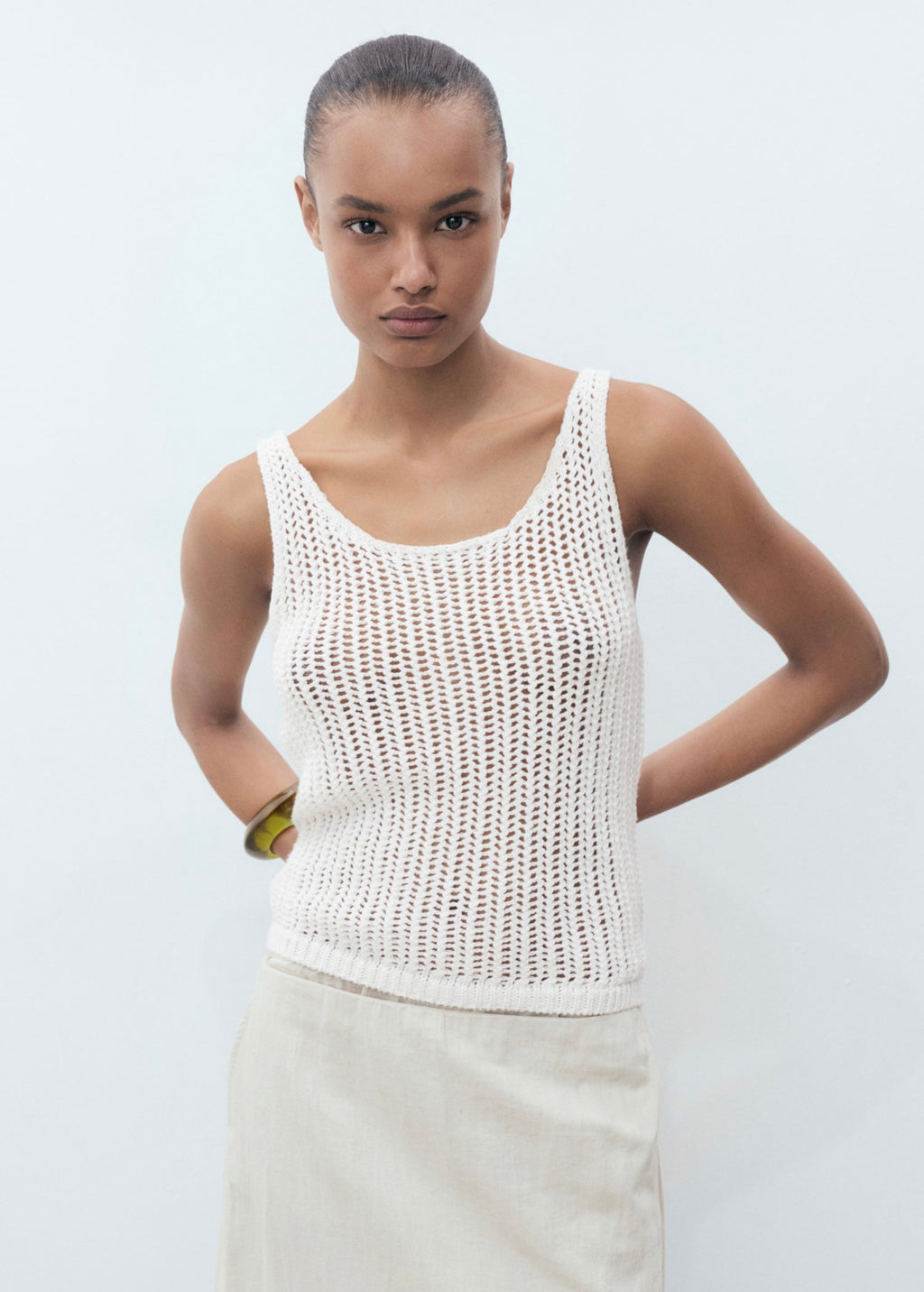 Top Crochet Bretelles