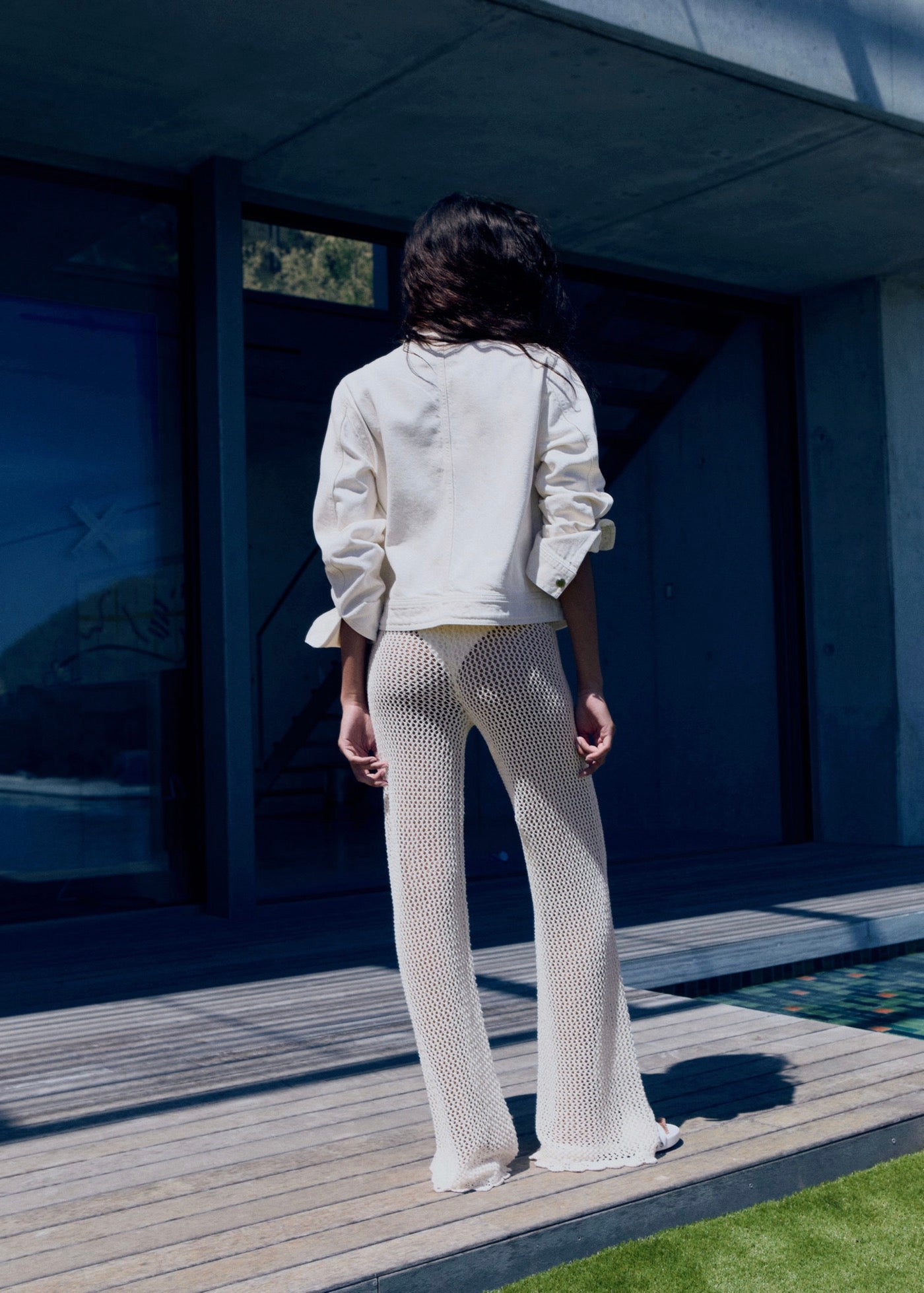 Pantalon Crochet Flare