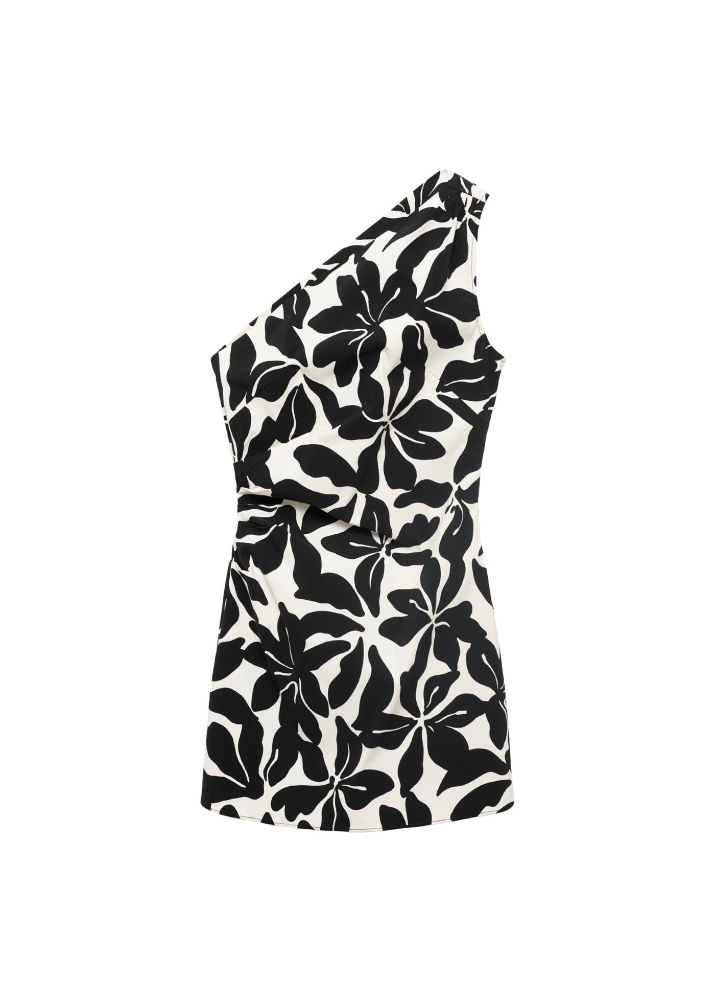 Robe Asymétrique Froncée