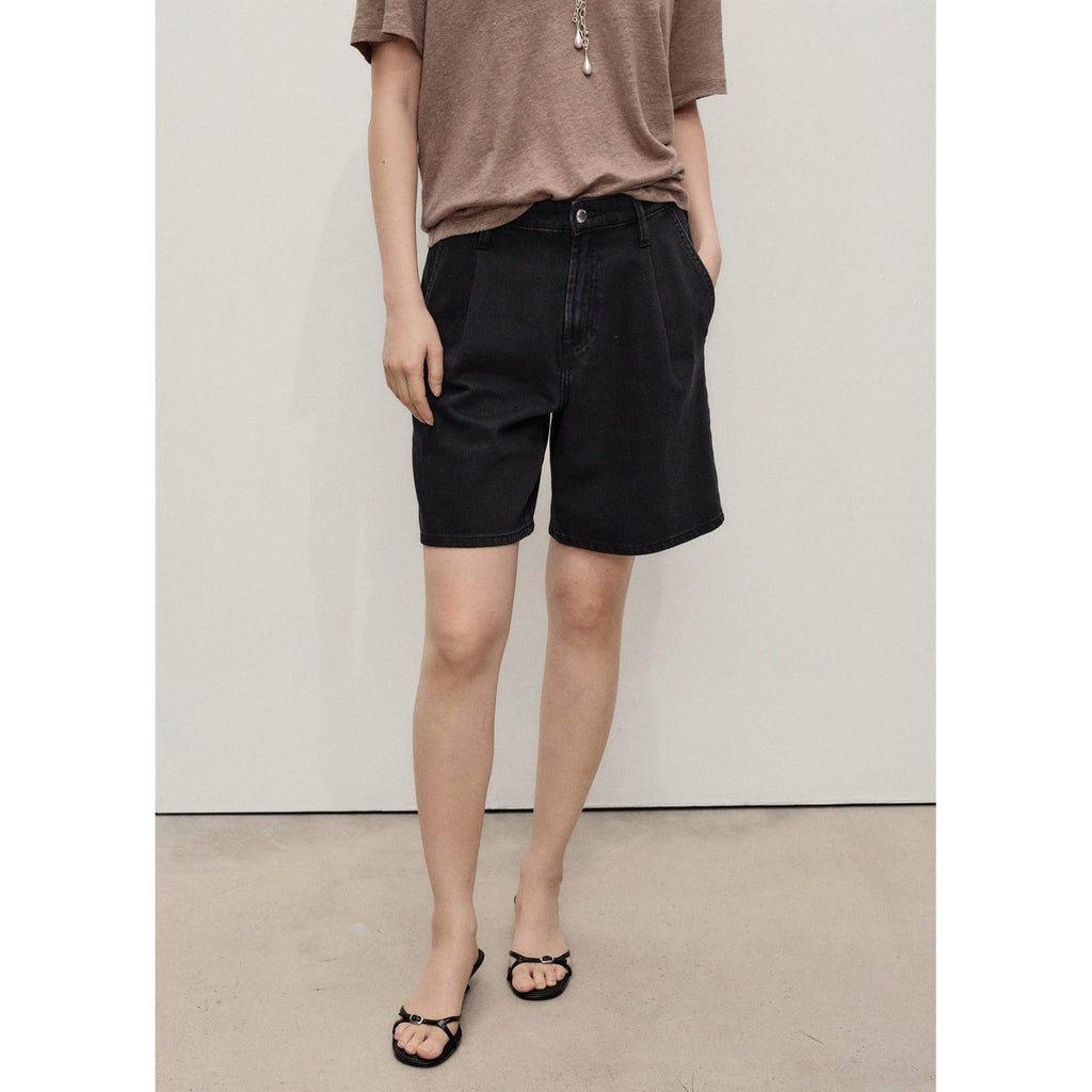 Bermuda Shorts Marina - Black Denim