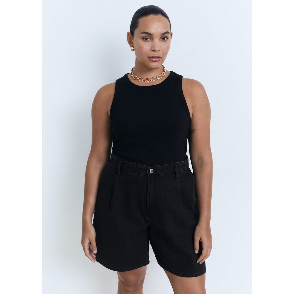 Bermuda Shorts Marina - Black Denim