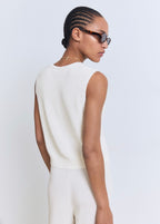 Gilet Maille Ajourée