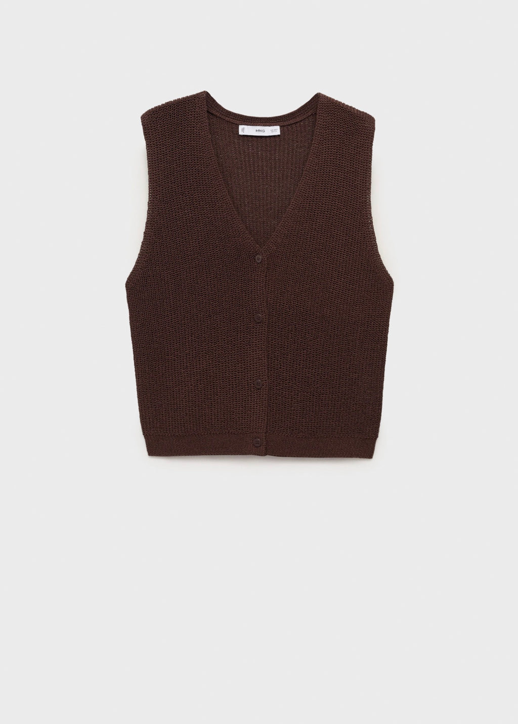 Gilet Maille Ajourée