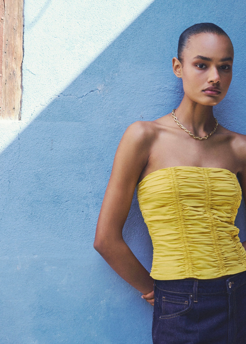 Top Bustier Froncé
