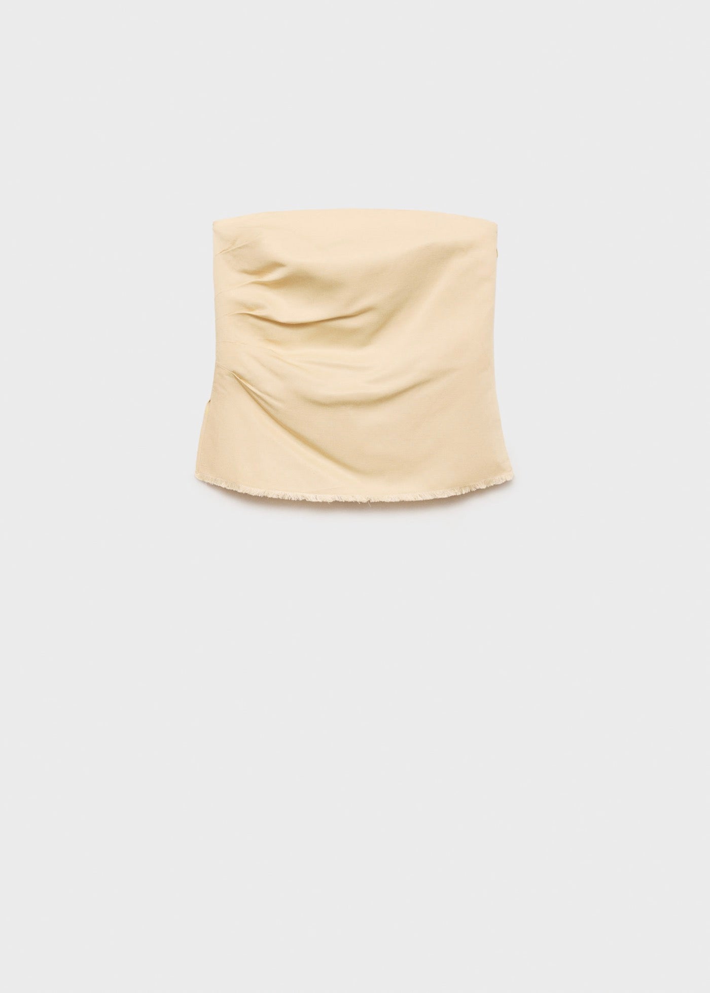Top En Lin Mélangé Bustier