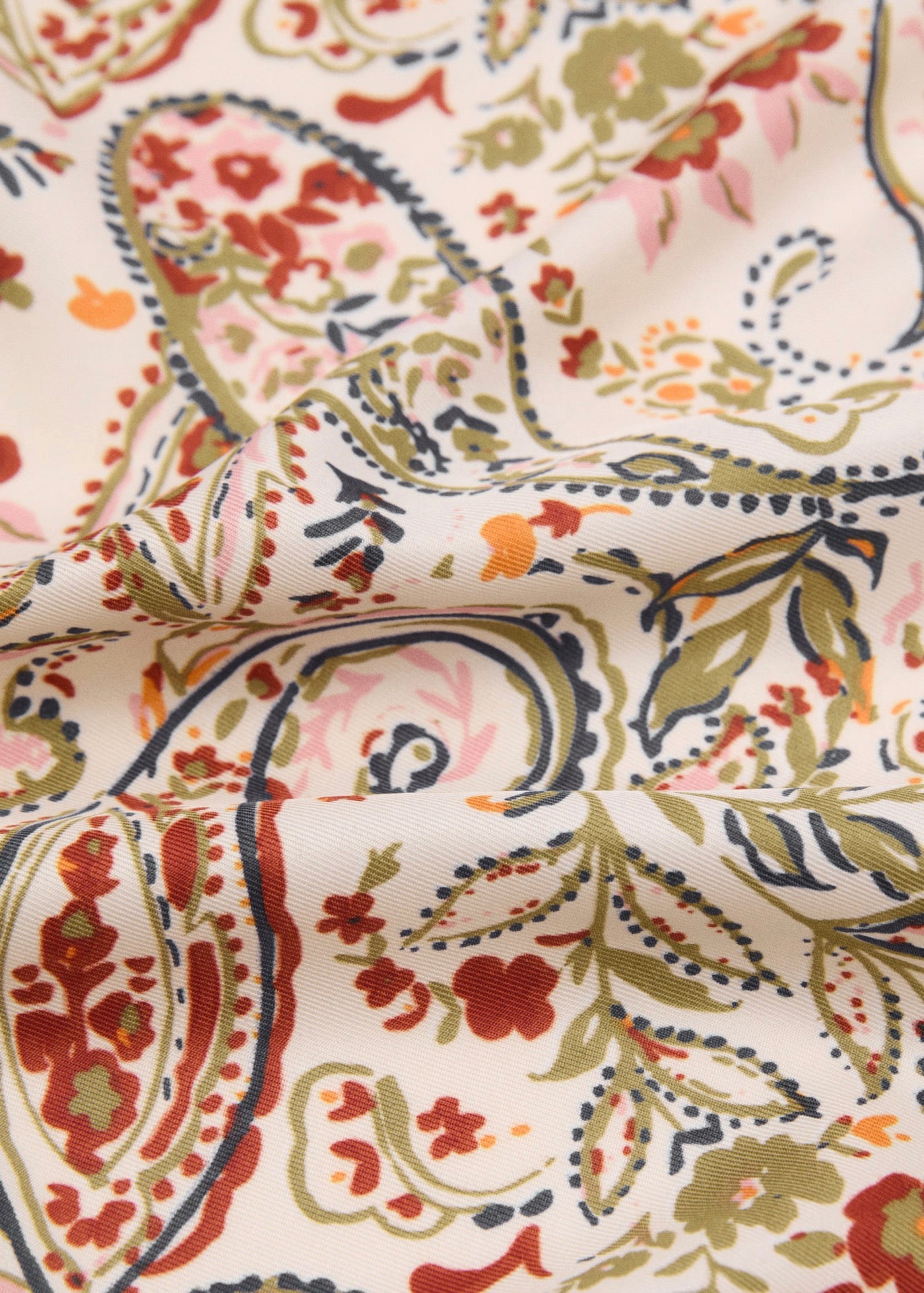 Foulard Satiné Paisley