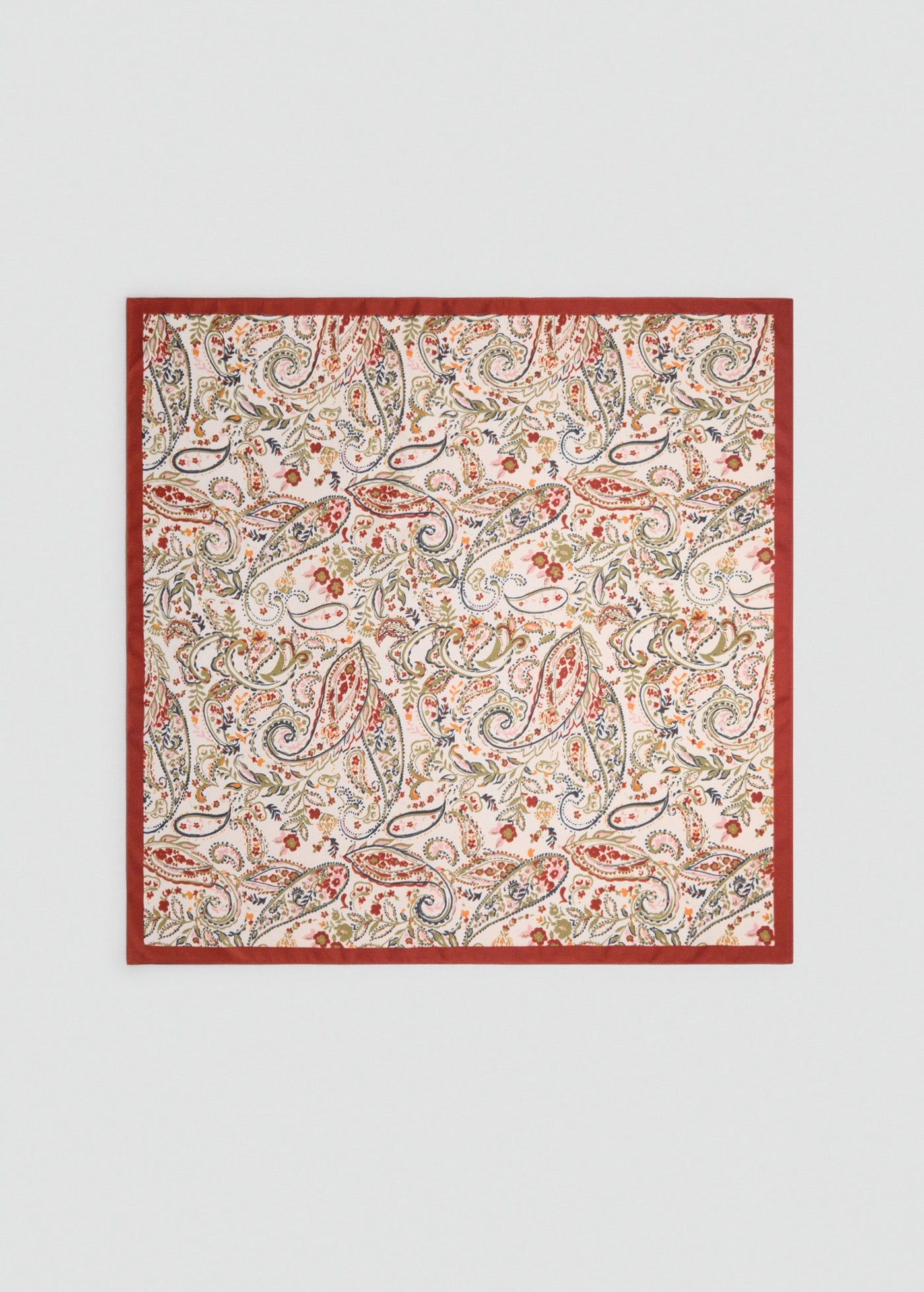Foulard Satiné Paisley