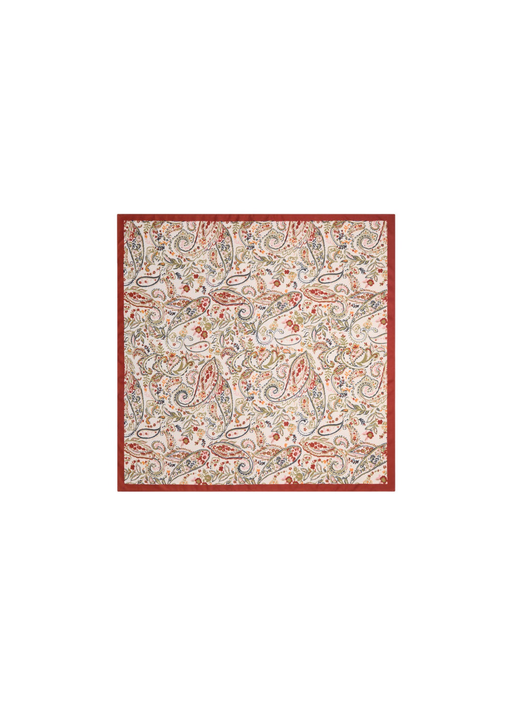 Foulard Satiné Paisley