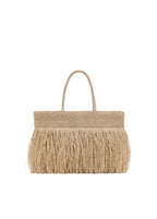 Sac Cabas Fibre Naturelle À Franges