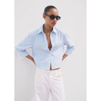 Chemise Crop Strass