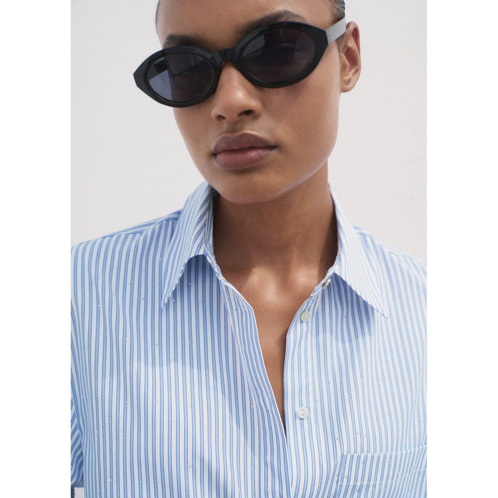 Chemise Crop Strass