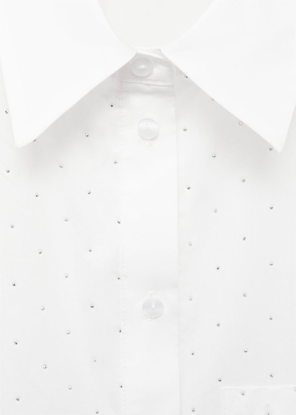 Chemise Crop Strass