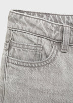 Jean Dad Gris Denim - Garçon