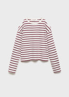 T-Shirt Cutoutr Grenat - Fille
